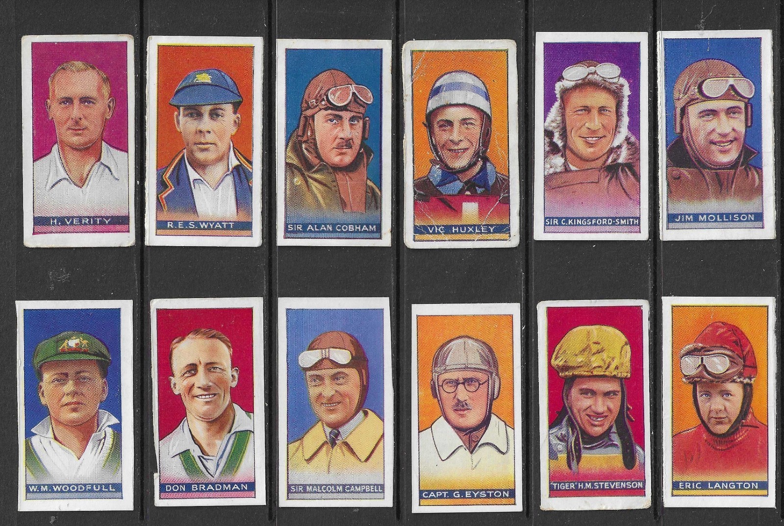 Amalagamated press 1935 SPORTSMEN OF THE WORLD cigarette cards (18) Amalagamated press 1935 SPORTSMEN OF THE WORLD cigarette cards (18)