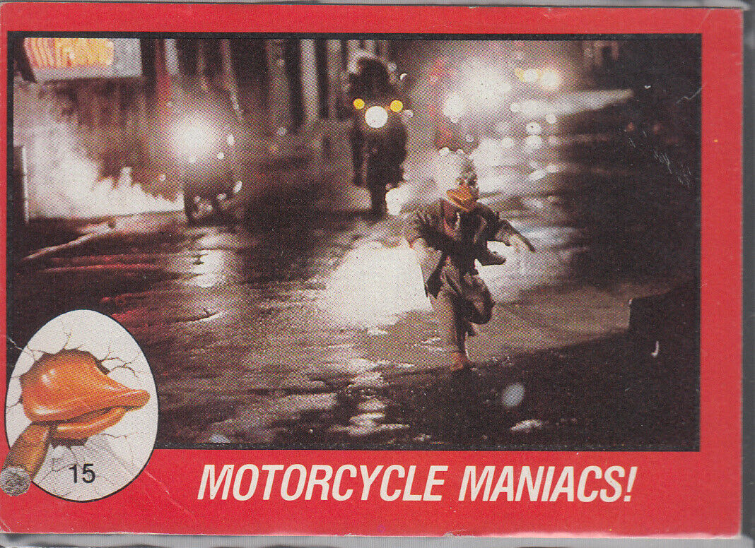 1986 Topps HOWARD THE DUCK #15 Motorcycle Maniacs Marvel Comics