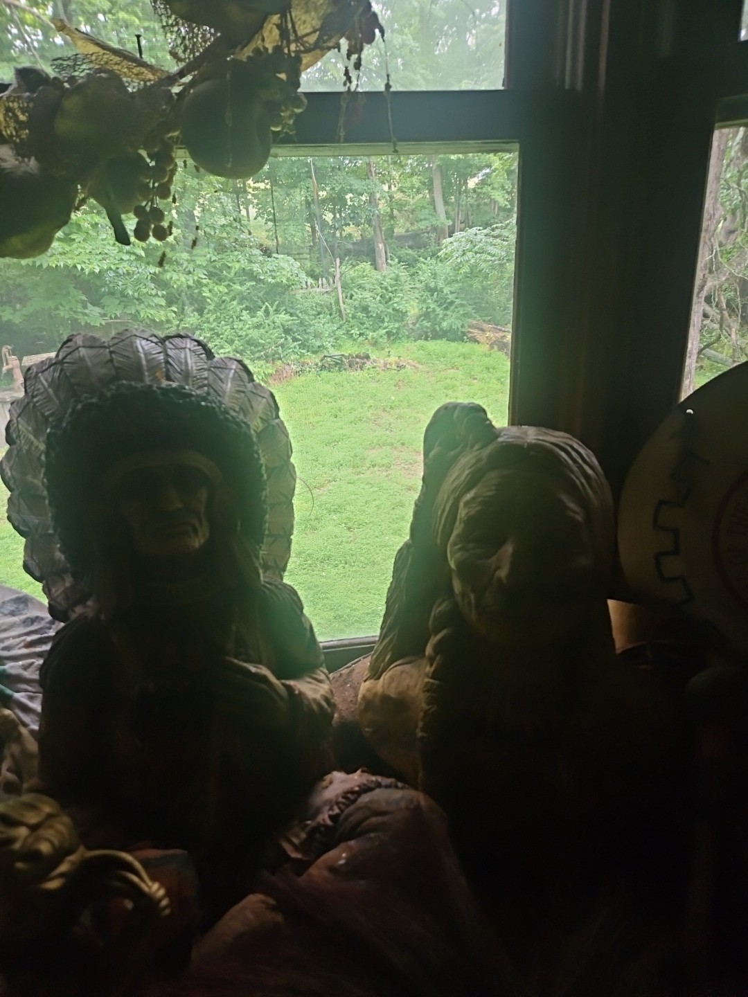 Two Antique Native American Carvings