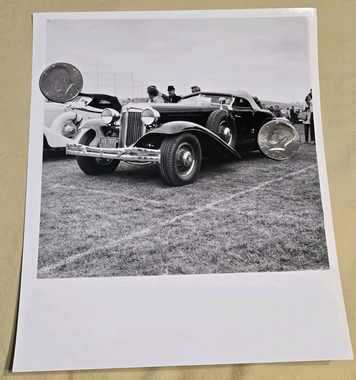 Vintage 1932 Chrysler Le Baron Roadster 8x10 B&W Photograph Richard Dickinson Vintage 1932 Chrysler Le Baron Roadster 8x10 B&W Photograph Richard Dickinson