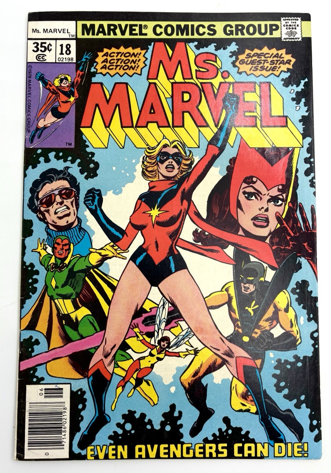 Ms. Marvel #18 1978 8.5 VF+ π 1st Mystique Ms. Marvel #18 1978 8.5 VF+ π 1st Mystique
