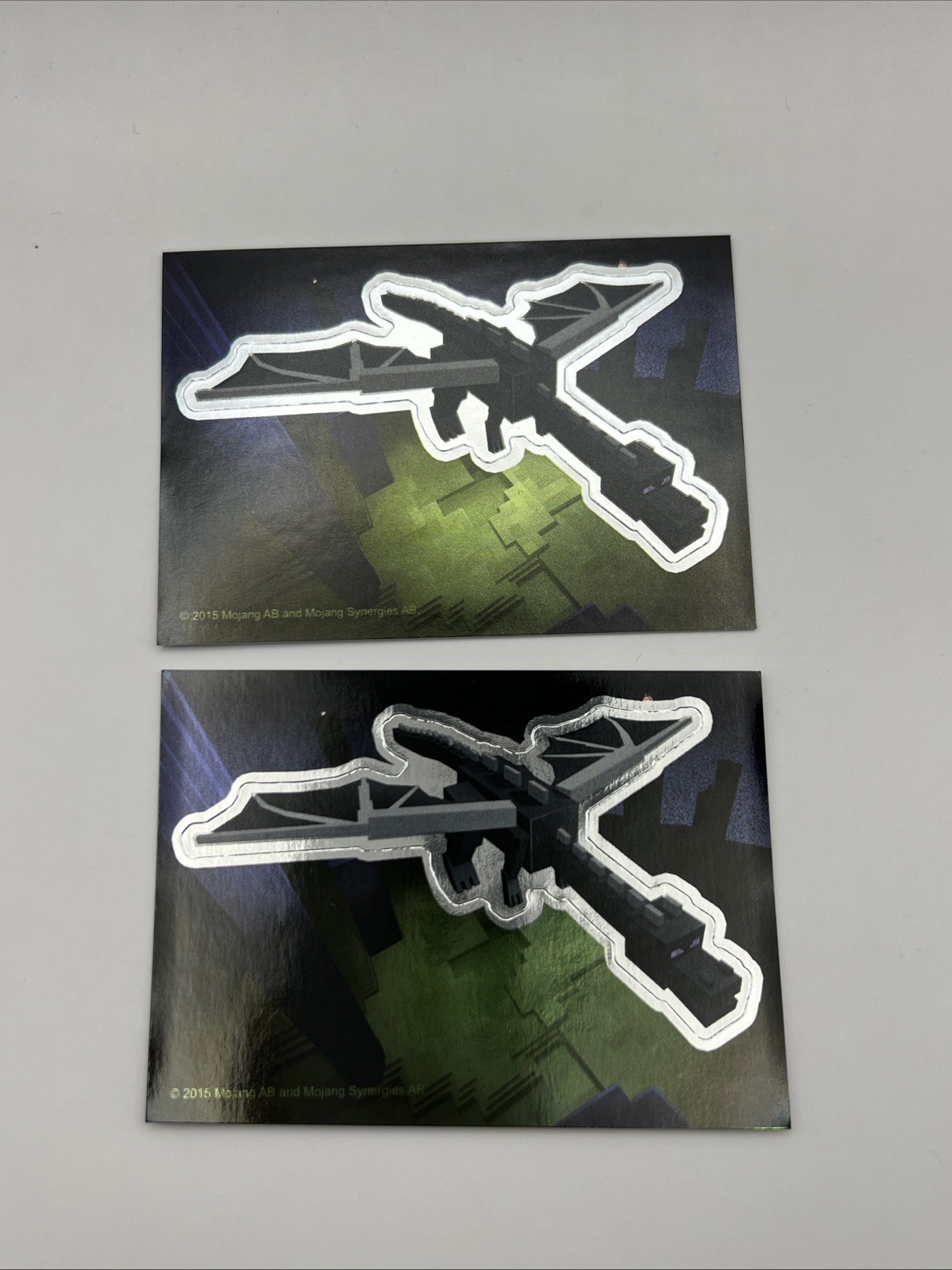 2015 MINECRAFT COLLECTIBLE FOIL ENDER DRAGON PUZZLE CARD RARE (1) 2015 MINECRAFT COLLECTIBLE FOIL ENDER DRAGON PUZZLE CARD RARE (1)