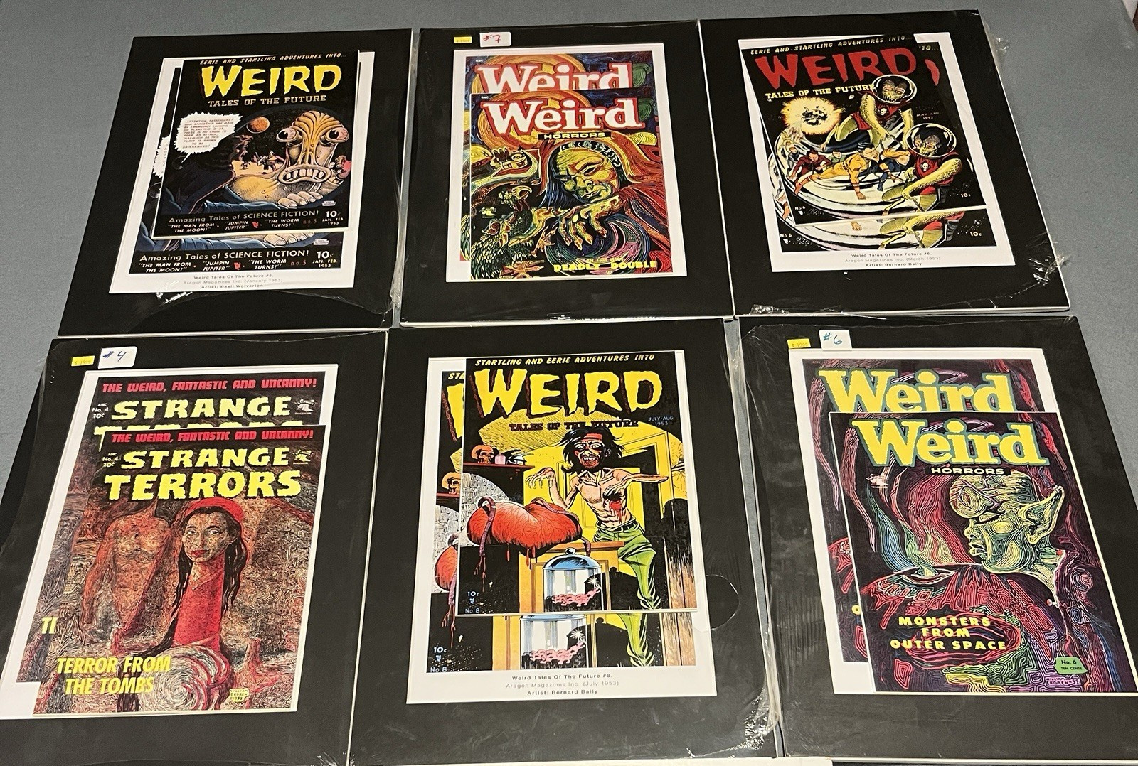 Lot of 6 NEW PS Artbooks Weird Horrors/Tales Strange Facimile w Framed Artprints Lot of 6 NEW PS Artbooks Weird Horrors/Tales Strange Facimile w Framed Artprints