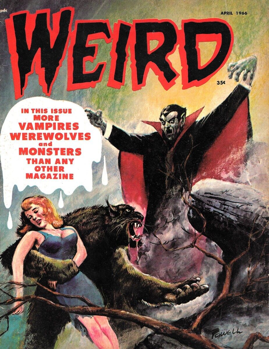 WEIRD #2 April 1966 FACSIMILE *NEW 2022 edition* of the second EERIE PUBLICATION