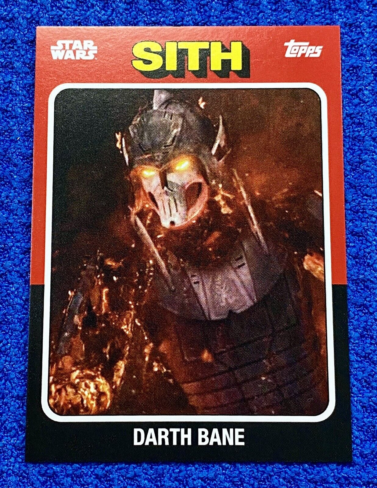 Legendary Sith Lord “DARTH BANE” 2024 Star Wars Topps TBT Card #40, Mint