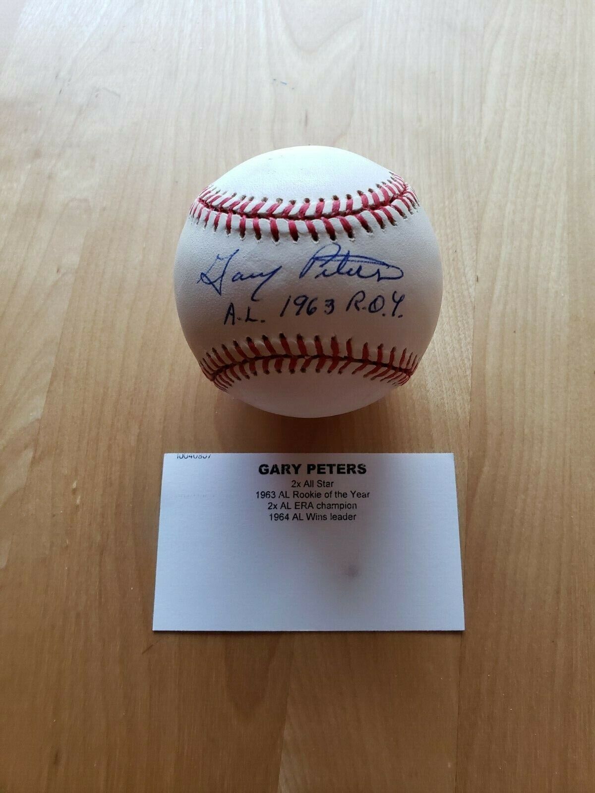 2021 Tristar Baseball Gary Peters autograph 1963 AL ROY Chicago White Sox