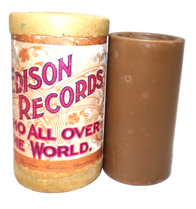 EDISON BROWN WAX CYLINDER RECORD #19 , \ EDISON BROWN WAX CYLINDER RECORD #19 , \