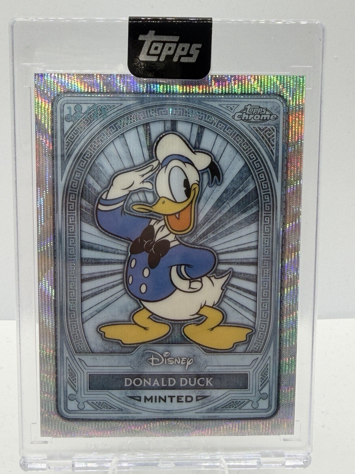 2025 TOPPS CHROME DISNEY MINTED DONALD DUCK 12/25 #113 2025 TOPPS CHROME DISNEY MINTED DONALD DUCK 12/25 #113