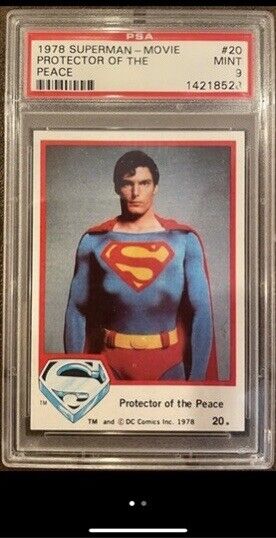 1978 Topps Superman #20 Protector of the Peace PSA 9 MINT, Only 1 PSA 10