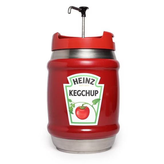 Exclusive HEINZ KegChup Ketchup Keg with 114oz Jug Limited To 157 CONFIRMED Exclusive HEINZ KegChup Ketchup Keg with 114oz Jug Limited To 157 CONFIRMED