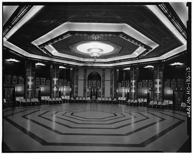 Kansas City MO Municipal Auditorium Little Theater 1930s Interior Stage View