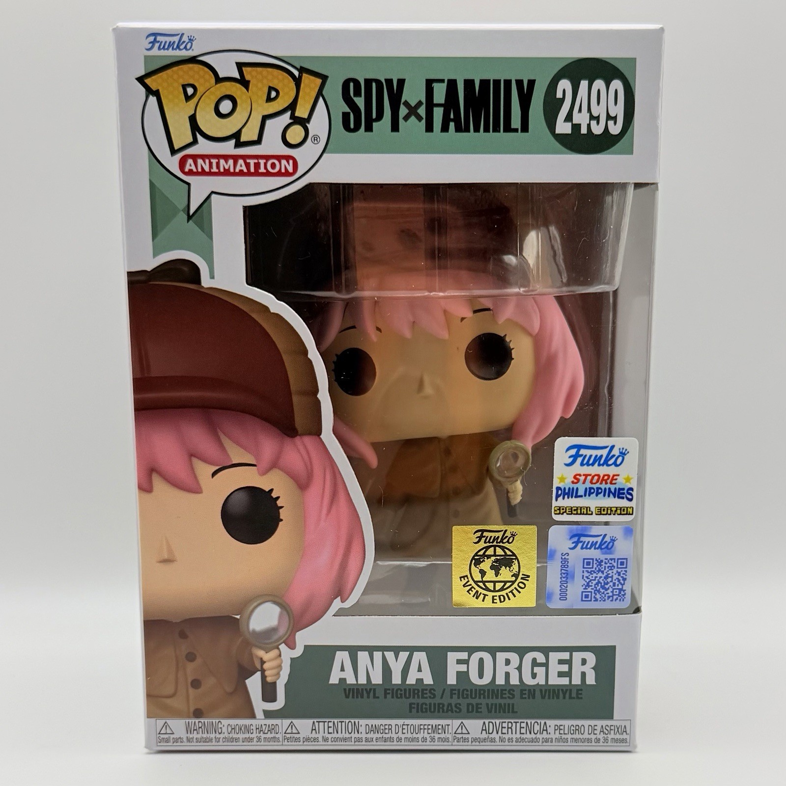 Funko POP Spy X Family Detective Anya Forger #2499 Global Edition Exclusive