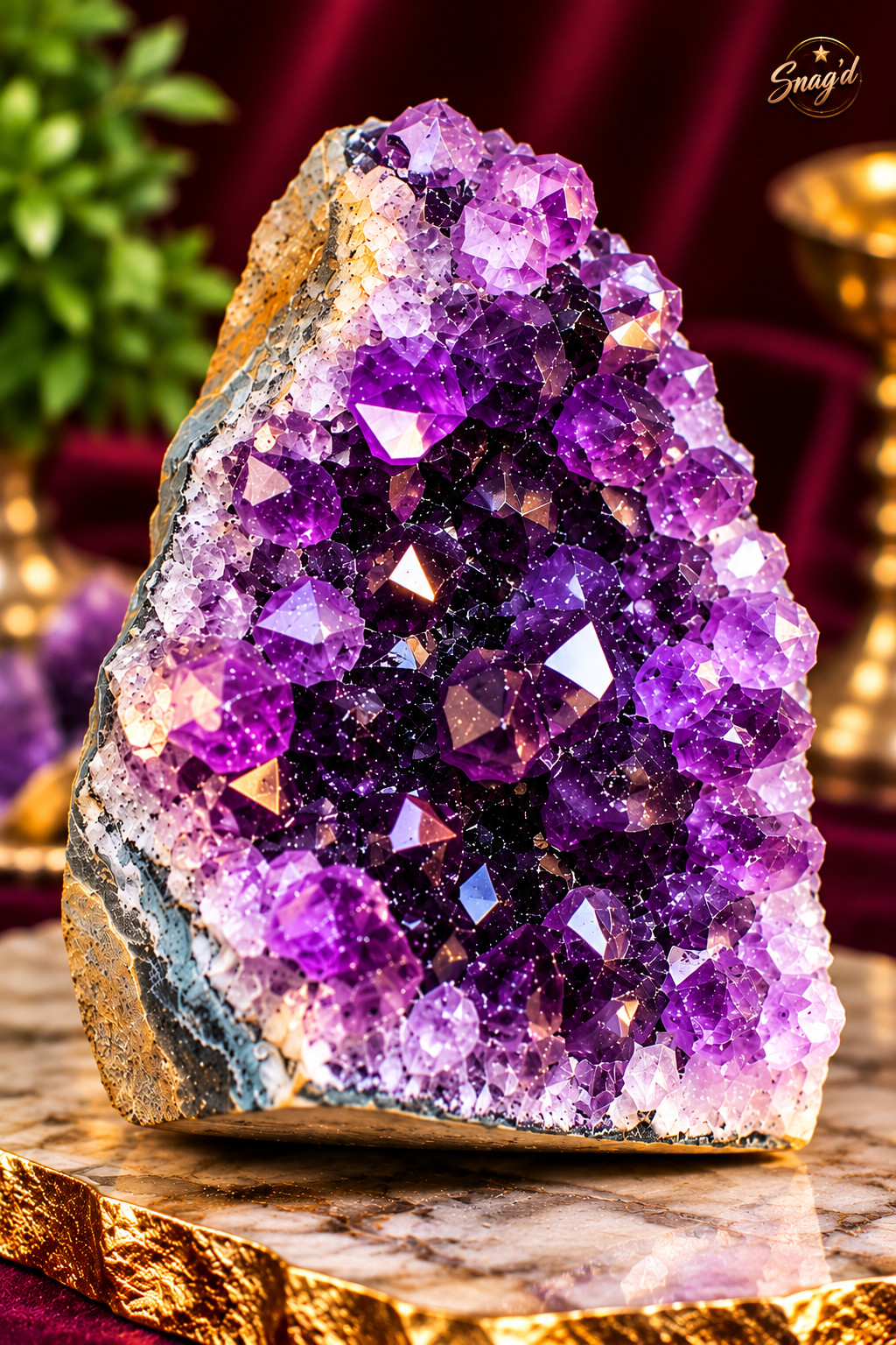 Amethyst Cut Base Clusters, 