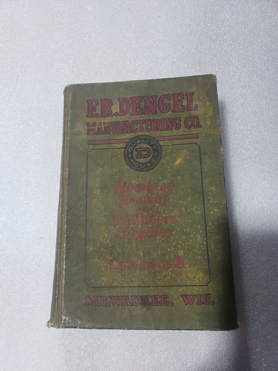 Original 1922 F.R. Dengel Retailer Plumbing Catalog B B&W Photos Trade Resource