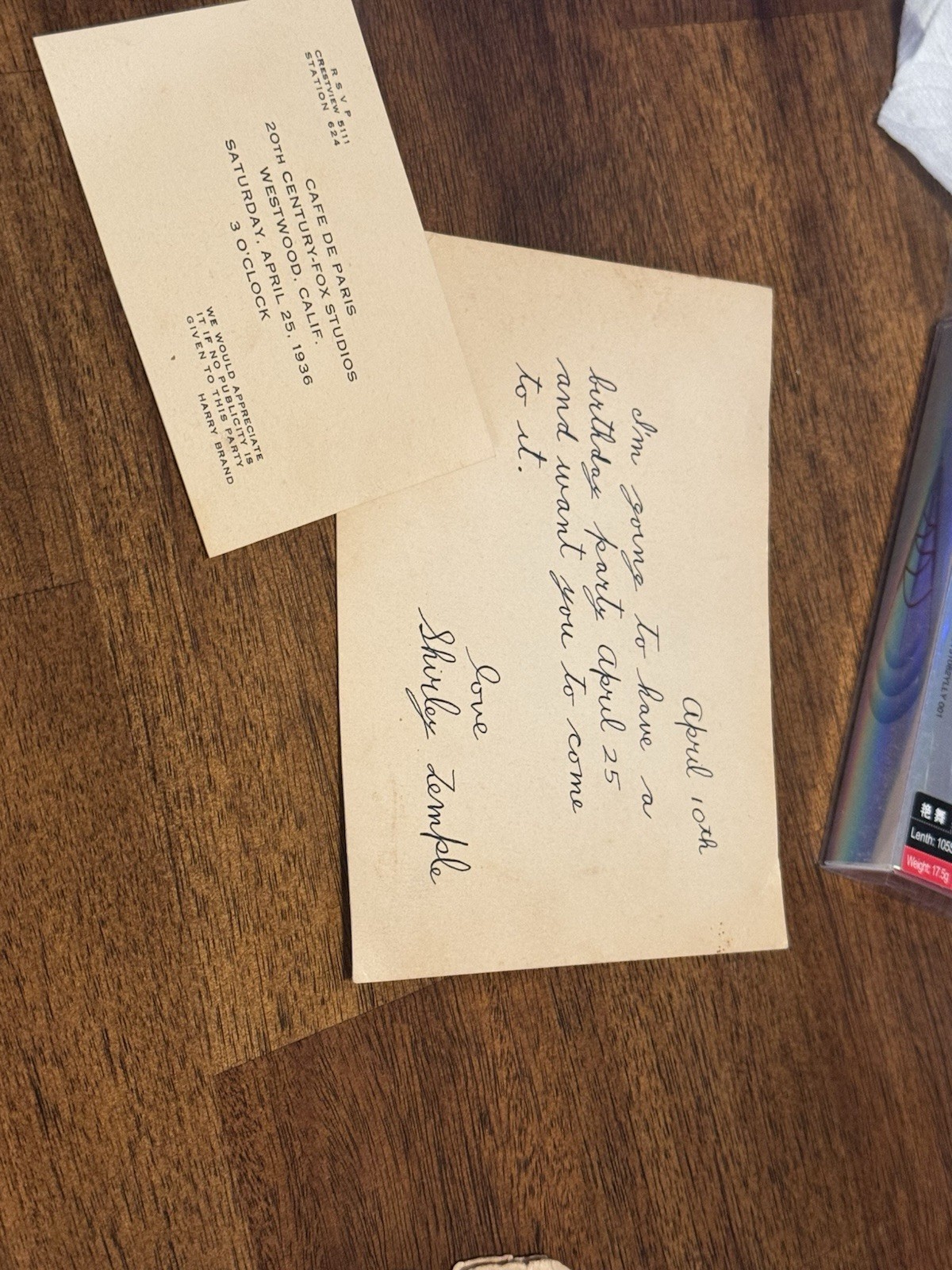 RARE Shirley Temple Early Signed 1930s Autograph RARE Shirley Temple Early Signed 1930s Autograph