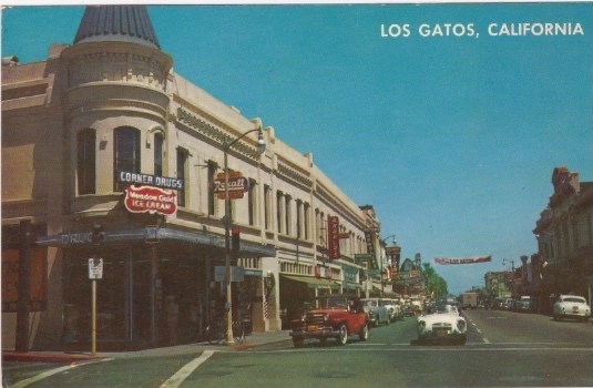 50's Downtown Street Scene-LOS GATOS, California 50's Downtown Street Scene-LOS GATOS, California