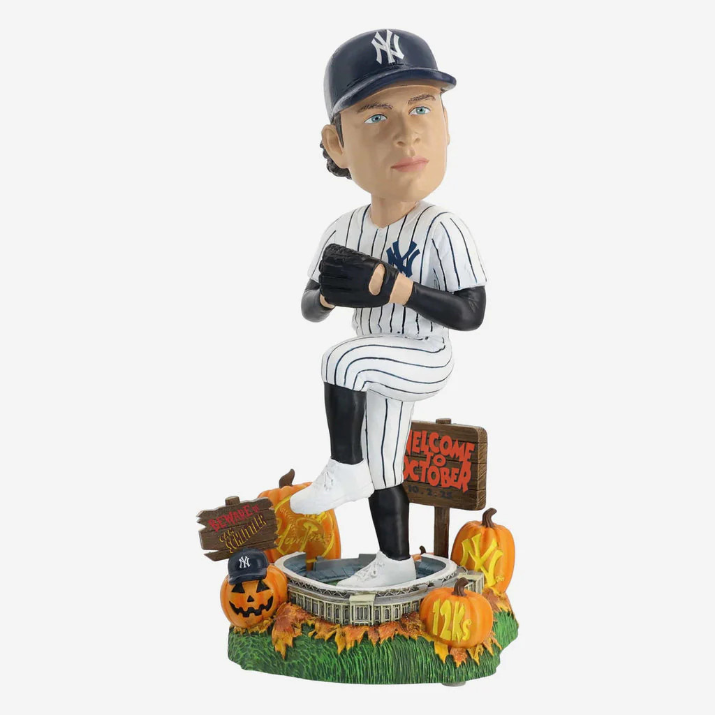Cam Schlittler New York Yankees First Career Postseason 12 Strikeouts Bobblehead Cam Schlittler New York Yankees First Career Postseason 12 Strikeouts Bobblehead