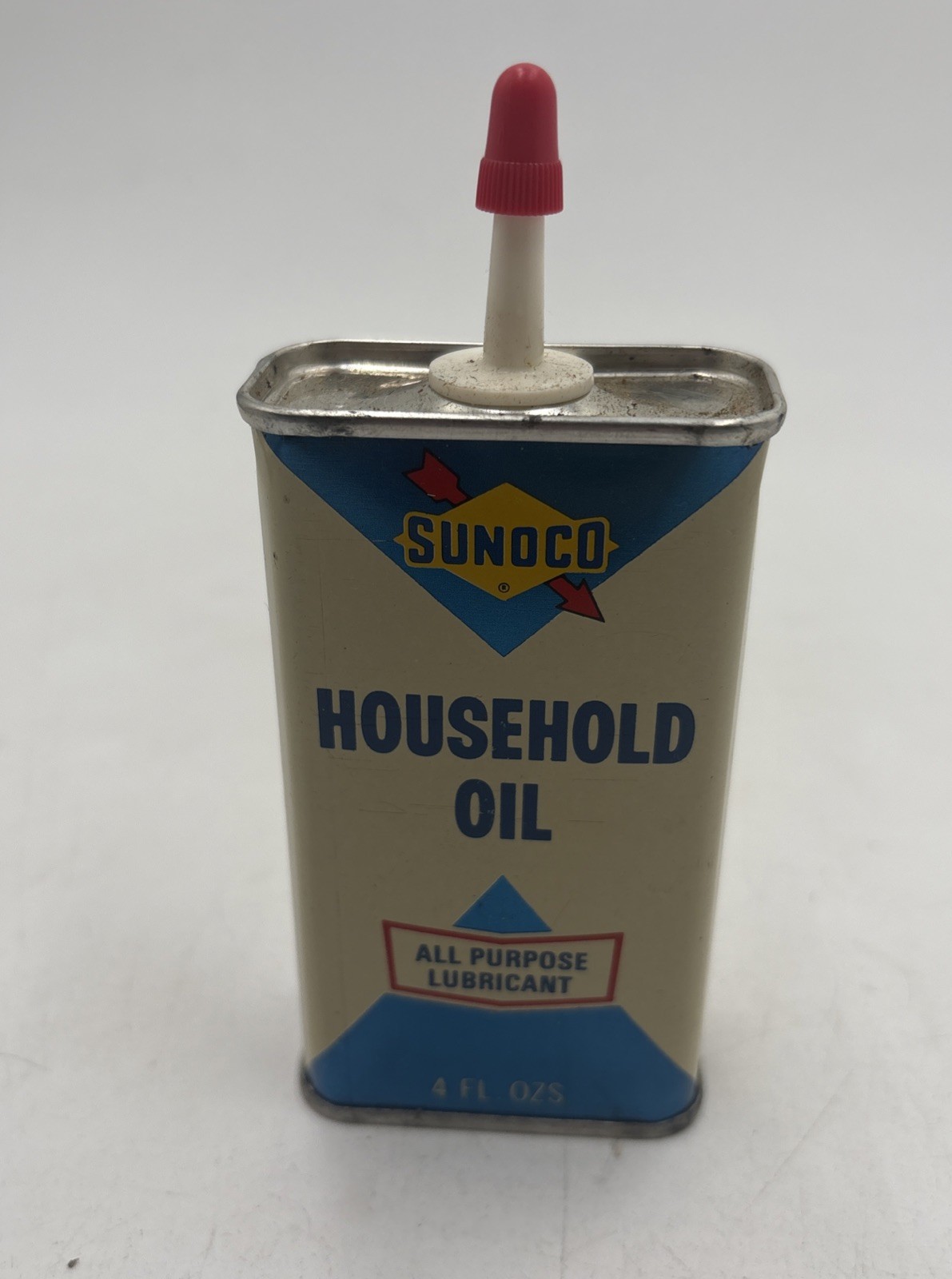 Vintage NOS Sunoco Household Oil Can 4oz. Oiler FULL UNCUT Vintage NOS Sunoco Household Oil Can 4oz. Oiler FULL UNCUT