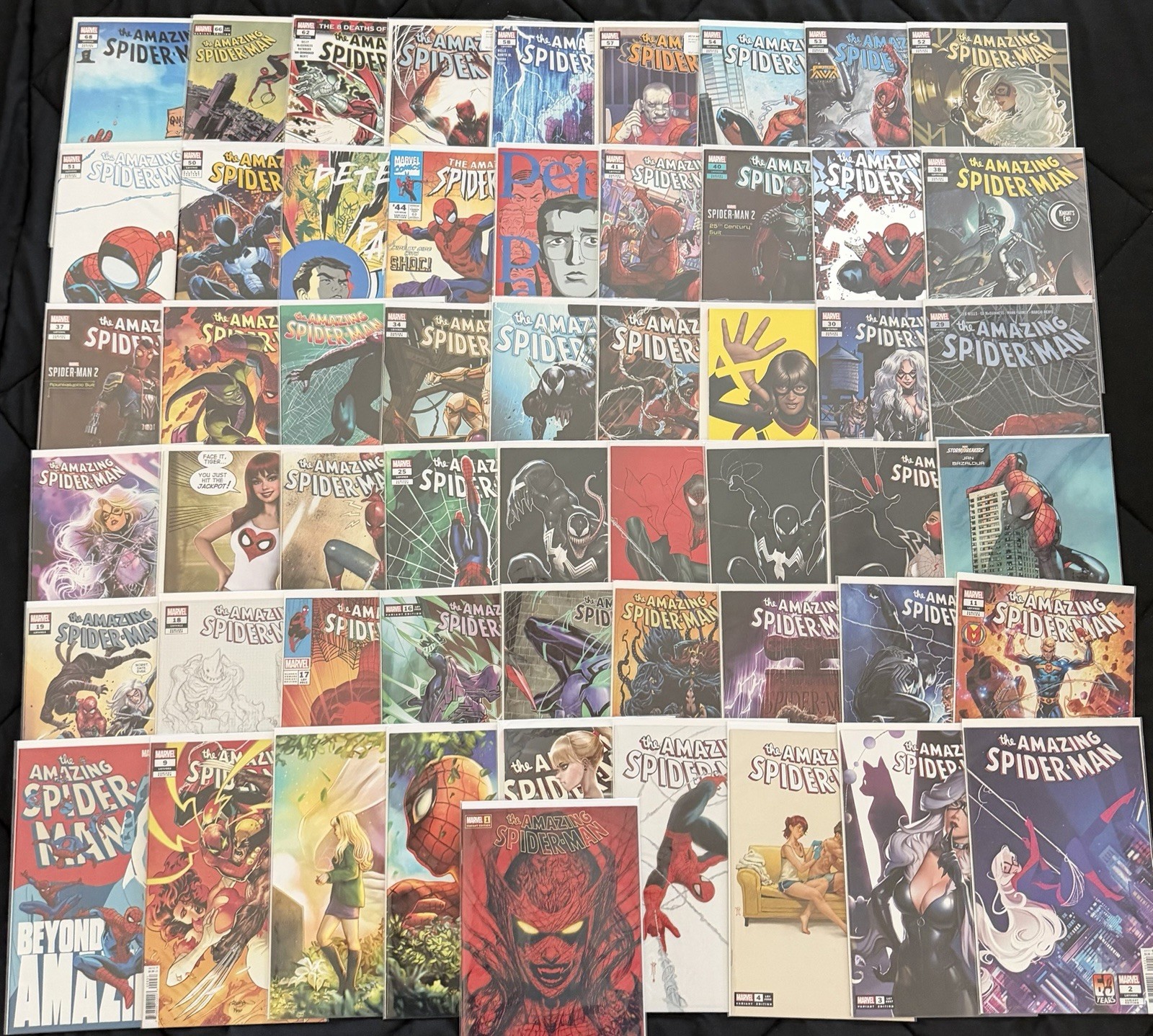 Amazing Spider-Man 2022-25 (Series 7) #MASSIVE RUN/LOT (55) - Variants NM Amazing Spider-Man 2022-25 (Series 7) #MASSIVE RUN/LOT (55) - Variants NM
