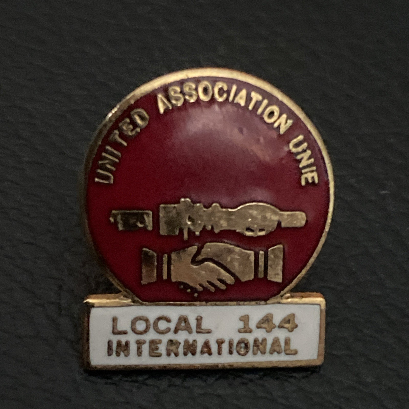 VTG UA Local 144 Pin Montreal Quebec Canada Plumbers Pipefitters Steamfitters VTG UA Local 144 Pin Montreal Quebec Canada Plumbers Pipefitters Steamfitters