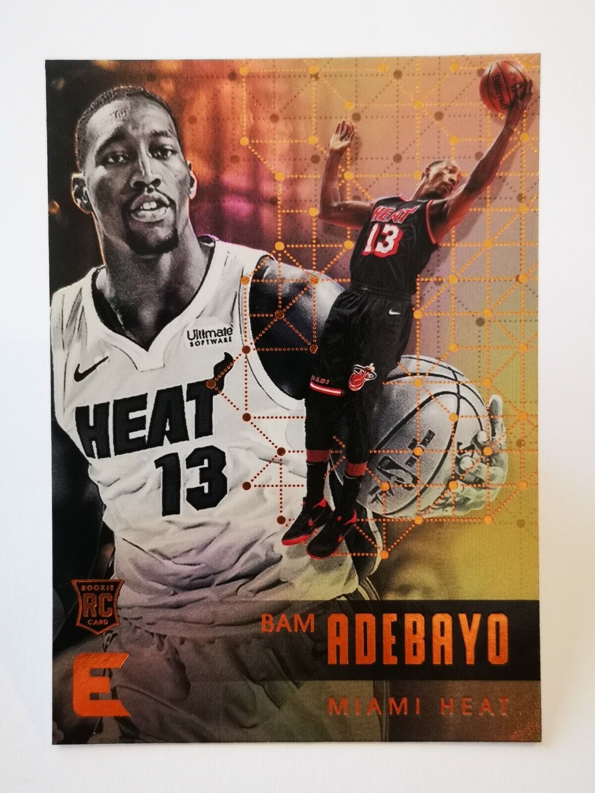 2017-18 Panini Essentials N35 Card NBA Miami Heat RC Rookie #171 Bam Adebayo