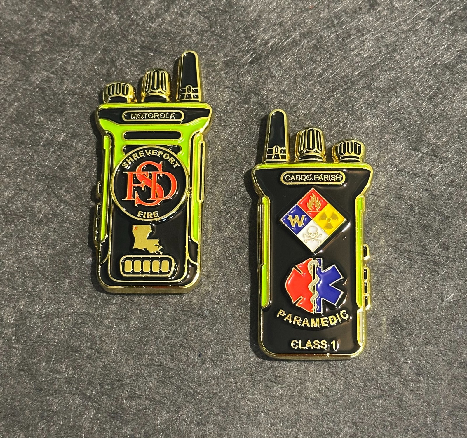 Shreveport (Louisiana) Portable Radio Challenge Coin 2.5\ Shreveport (Louisiana) Portable Radio Challenge Coin 2.5\