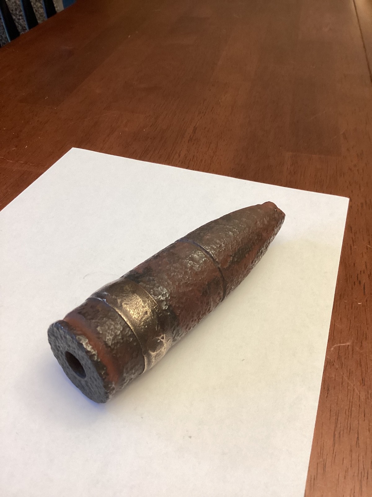 WWII WW2 US Military 40mm  Trench Art Paperweight  Vintage