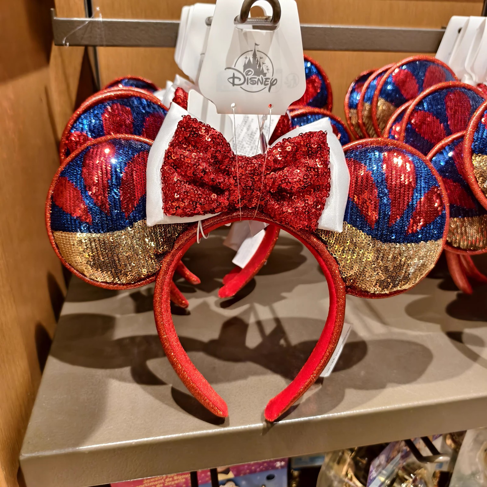 Snow White and the Seven Dwarfs Red Disney.Parks Mickey Mouse Ears Headband