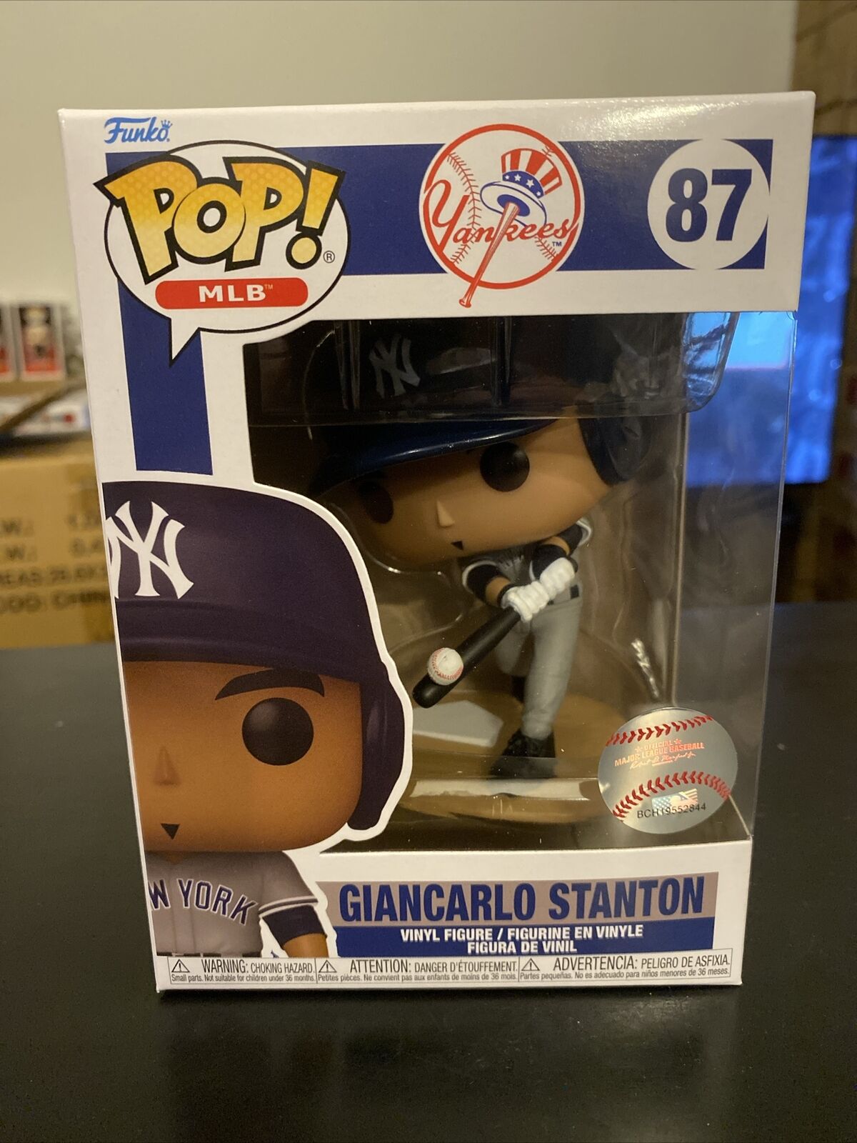 Funko Pop #87 Giancarlo Stanton (New York Yankees) MLB  Series 6 New Mint