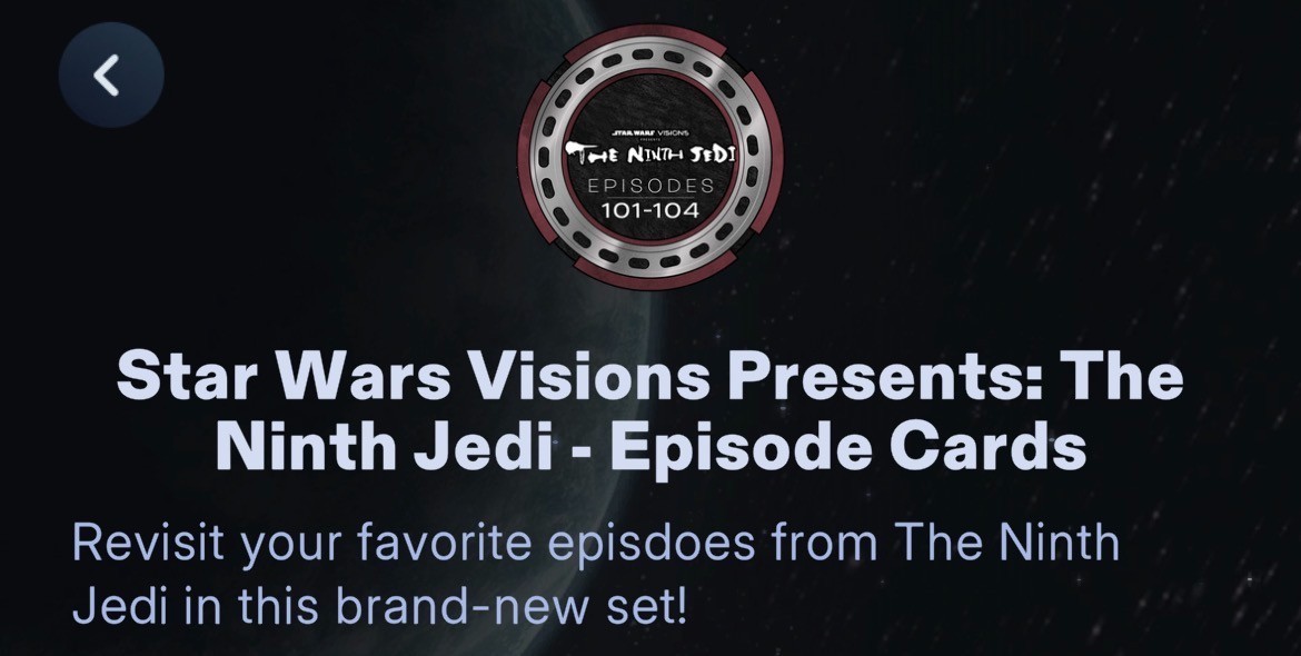 TOPPS STAR WARS CARD TRADER VISIONS NINTH JEDI EPISODE 1-4 SR/R/UC SET(NO EVENT) TOPPS STAR WARS CARD TRADER VISIONS NINTH JEDI EPISODE 1-4 SR/R/UC SET(NO EVENT)