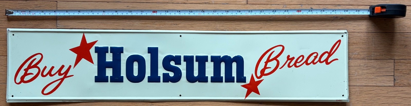 Vintage Metal Holsum White Bread Bakery Sign 28 Vintage Metal Holsum White Bread Bakery Sign 28