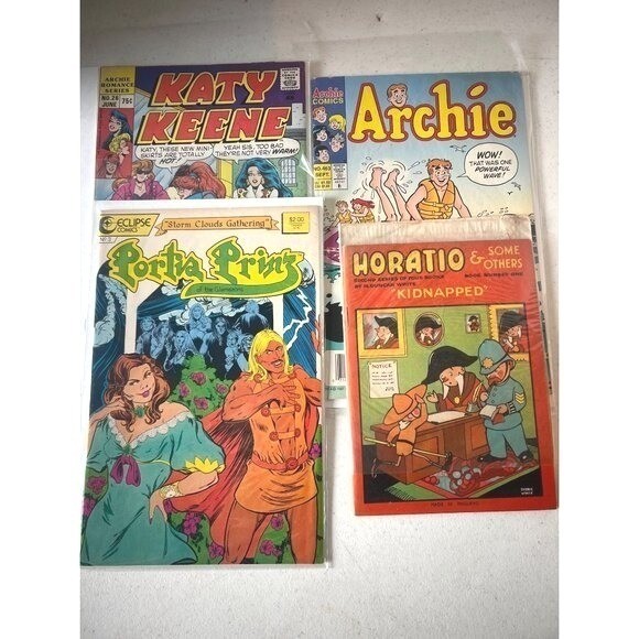 Vintage Comic Book Lot Archie Katy Keene Portia Prinz Horatio Graphic Novels