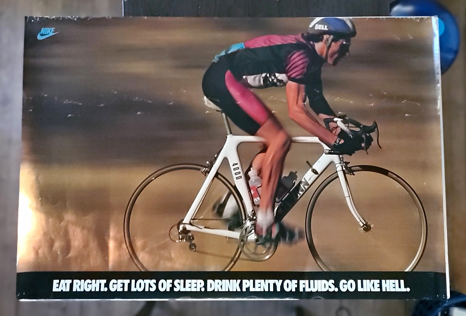 Vintage Nike Cycling Poster 