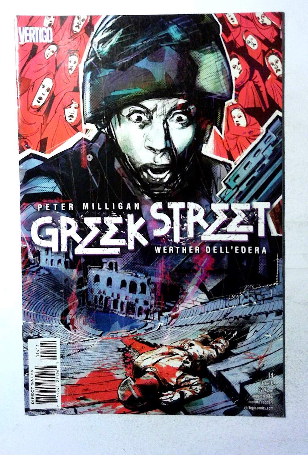 Greek Street #14 (2010) Vertigo Comics 1st Print Comic Book Greek Street #14 (2010) Vertigo Comics 1st Print Comic Book
