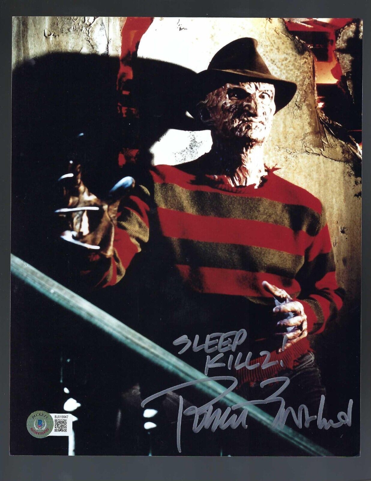 Robert Englund signed 8x10 photo BAS Authenticated Nightmare on Elm Street 