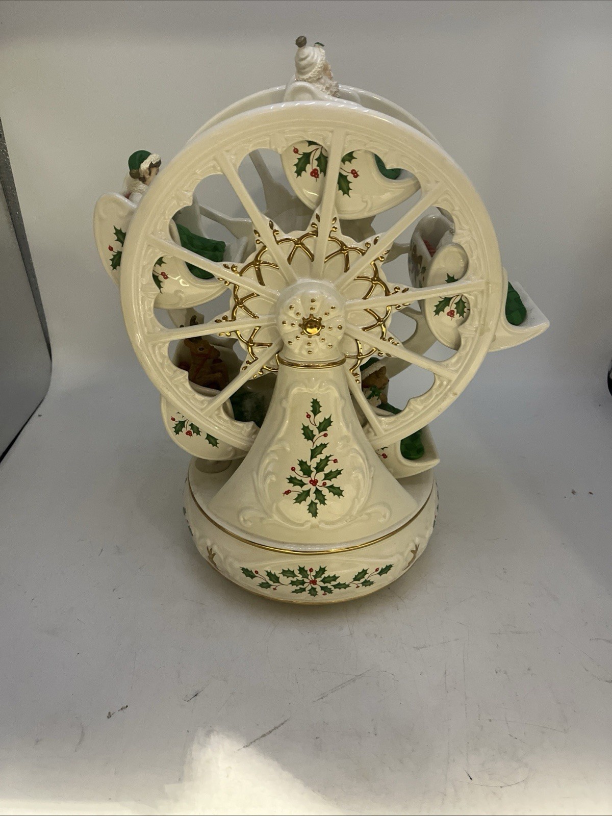 Vintage Lenox Holiday Ferris Wheel Centerpiece (Musical) - Complete - No Box