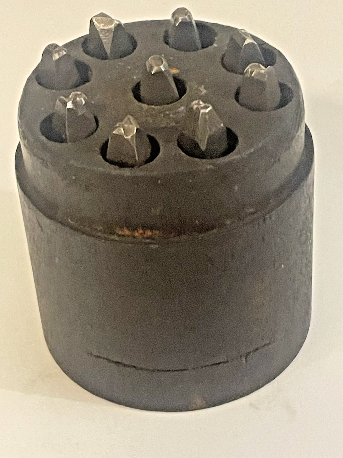 VTG 9 Piece tiny Jeweler Number Stamp Wood Box NO LID Watchmaker 0-9 ๐บ๐บ VTG 9 Piece tiny Jeweler Number Stamp Wood Box NO LID Watchmaker 0-9 ๐บ๐บ