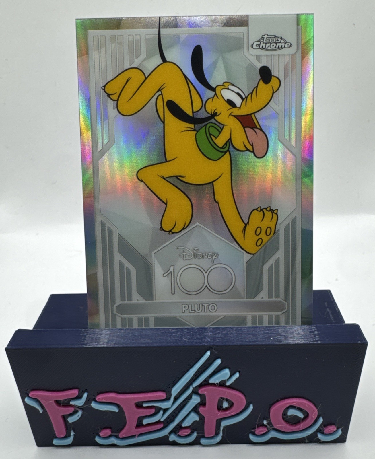 2023 Topps Chrome Disney 100 Refractor Pluto #30 2023 Topps Chrome Disney 100 Refractor Pluto #30