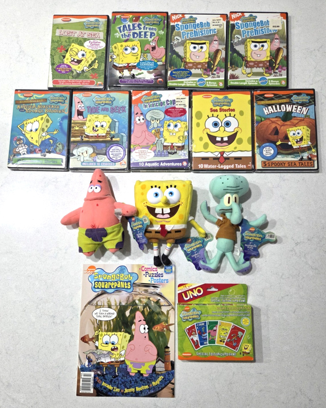 SpongeBob SquarePants Vintage early 2000s Collection, Unopened, Ships Free SpongeBob SquarePants Vintage early 2000s Collection, Unopened, Ships Free