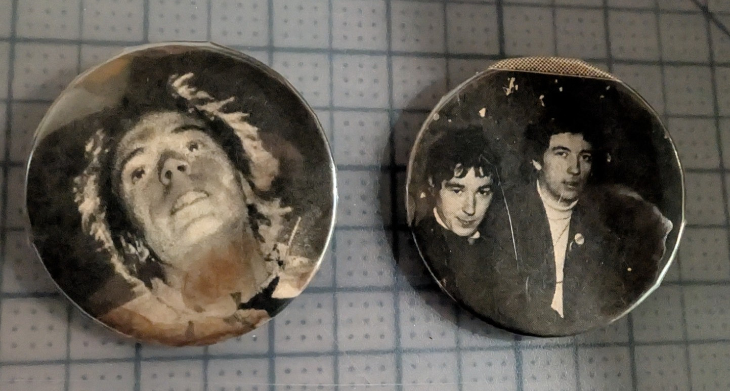 Vintage 70s Punk Rock Pinback Buttons Lot Johnny Rotten Sex Pistols & Buzzcock Vintage 70s Punk Rock Pinback Buttons Lot Johnny Rotten Sex Pistols & Buzzcock