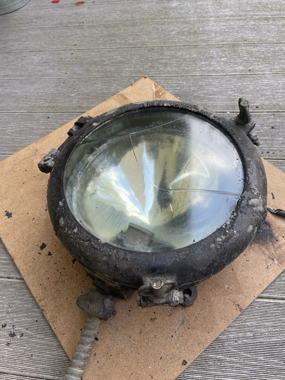Vintage PYLE NATIONAL Railroad Locomotive Train Headlight Lamp Streetcar RR