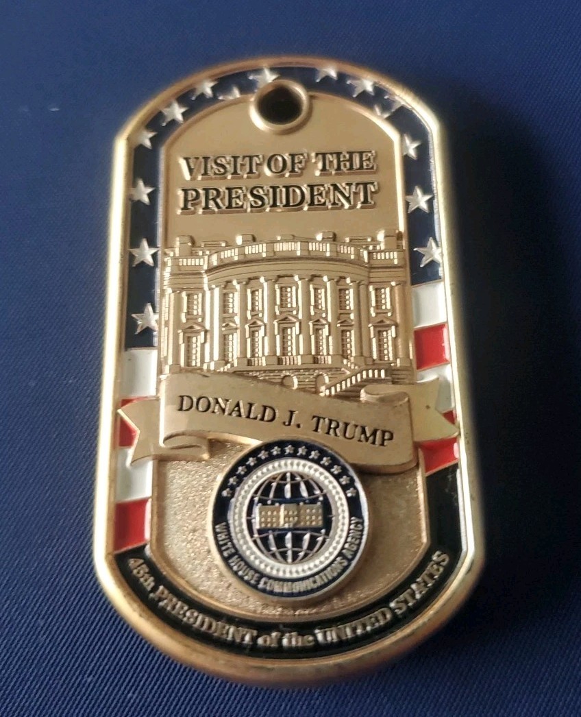 Visit of President Donald J Trump to G20 2019 Japan Oaska Summit. Coin NEW. Visit of President Donald J Trump to G20 2019 Japan Oaska Summit. Coin NEW.