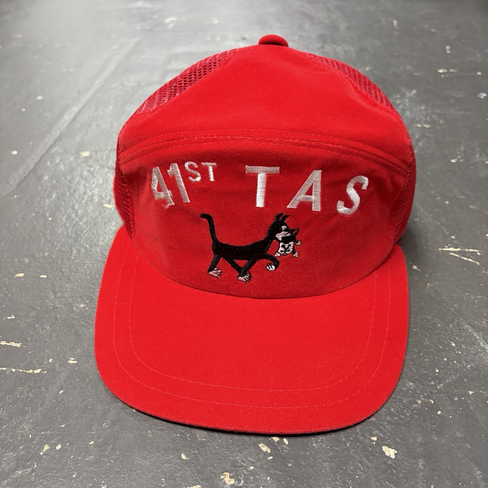 Vtg Vietnam US Air Force Squadron Hat Cap NOS 70s 80s Korean WWII “Black Cats”