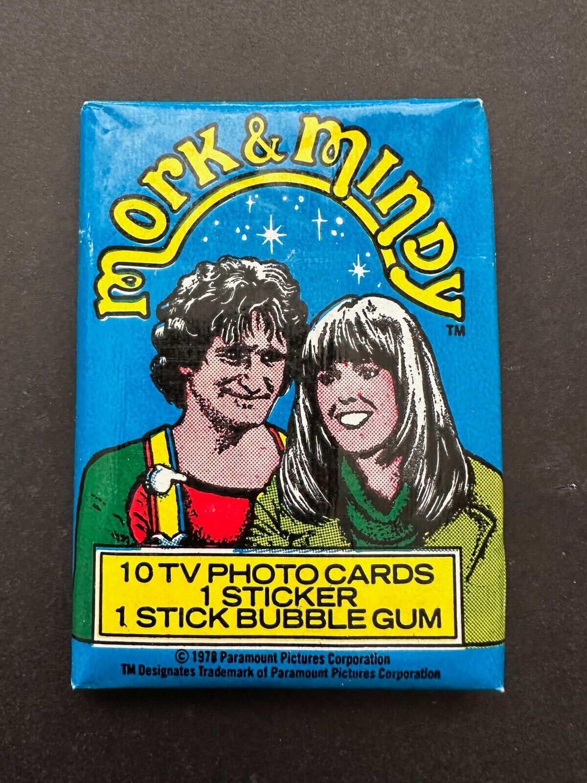 Vintage 1978 Topps MORK AND MINDY Sealed wax Pack Trading Cards