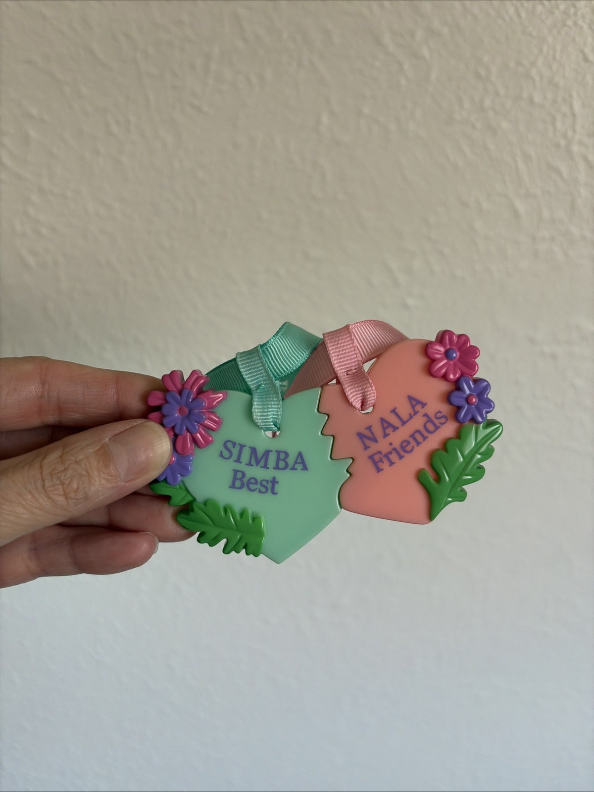 Vintage 2002  Sweethearts LION KING SIMBA Nala NECKLACE For plush Y2K 