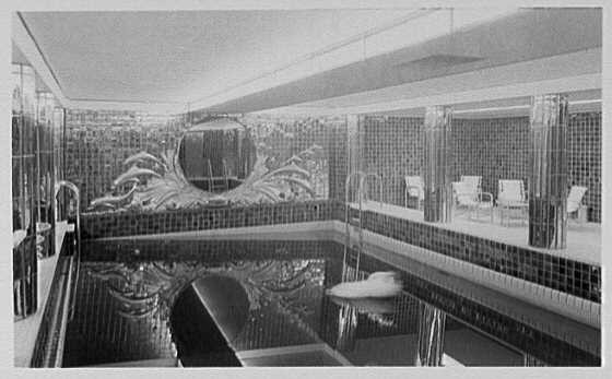 Photo:S.S. America, United States Lines. Swimming pool