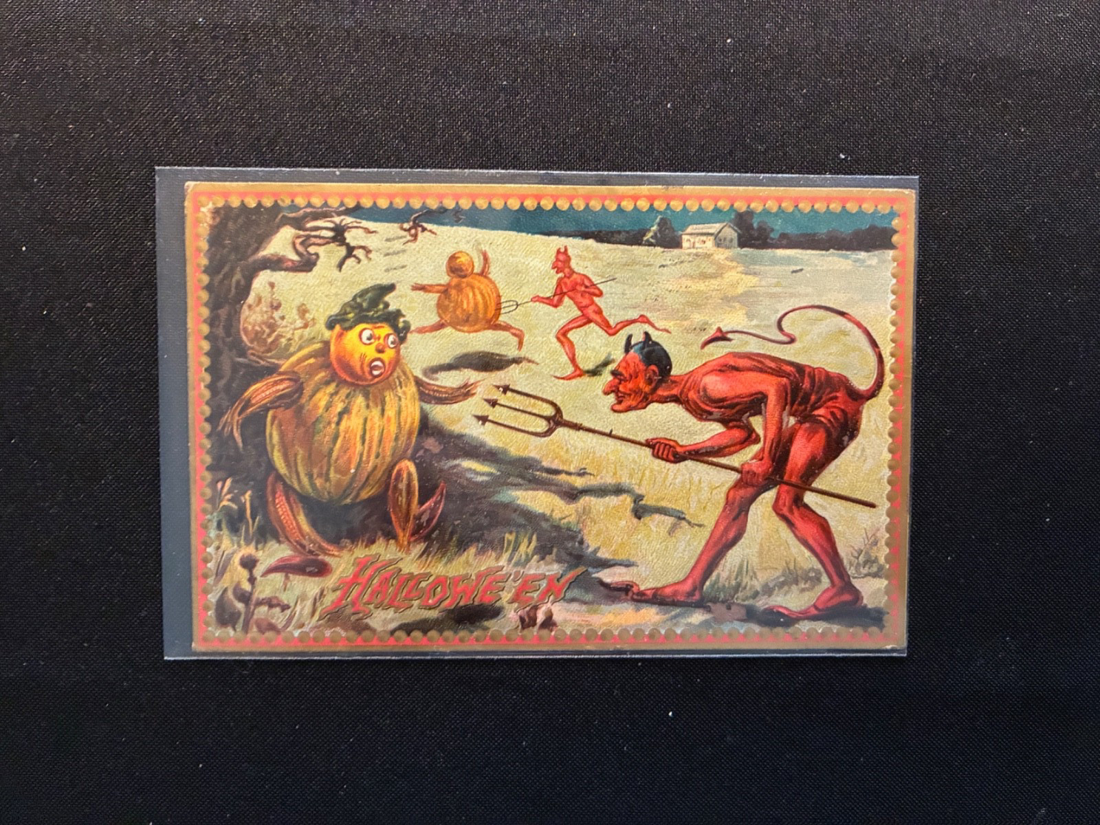 Iconic Raphael Tuck Halloween Postcard 160 Witch Devils Pumpkin People Unposted Iconic Raphael Tuck Halloween Postcard 160 Witch Devils Pumpkin People Unposted