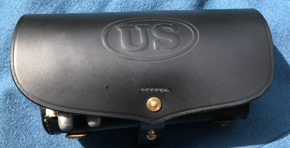 Army M1872 Hagner No. 2 Leather Ammo Cartridge Pouch Army M1872 Hagner No. 2 Leather Ammo Cartridge Pouch