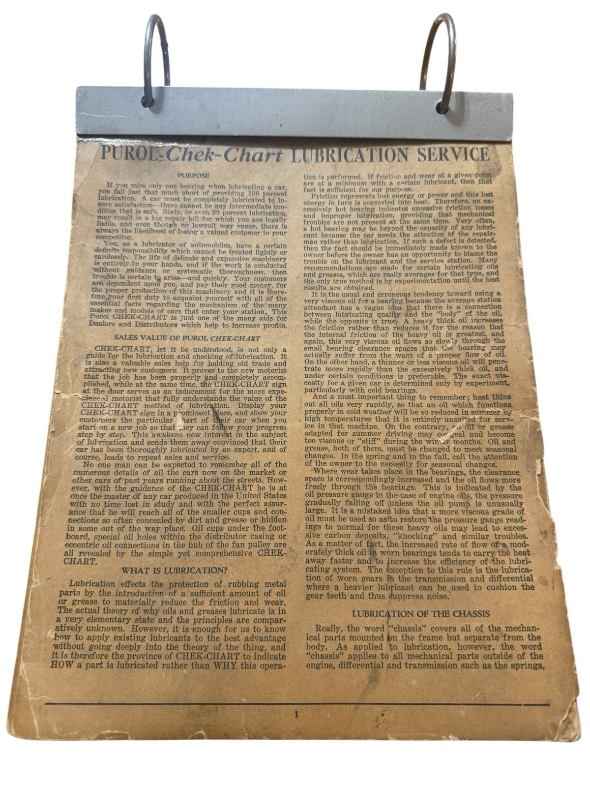 Vtg 1930s Chek-Chart Purol Lubrication Service Manual 96pg Oldsmobile LaSalle Vtg 1930s Chek-Chart Purol Lubrication Service Manual 96pg Oldsmobile LaSalle