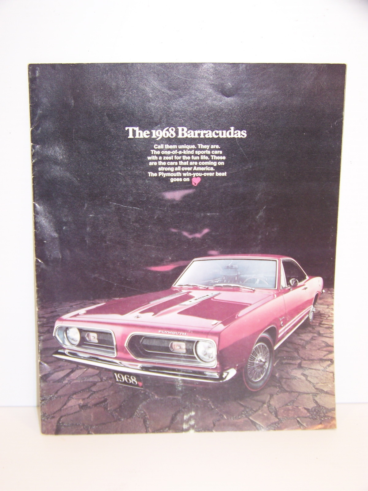 1968 PLYMOUTH BARRACUDA SALES BROCHURE ORIGINAL FRED HUNTINGTON SENECA FALLS NY 1968 PLYMOUTH BARRACUDA SALES BROCHURE ORIGINAL FRED HUNTINGTON SENECA FALLS NY